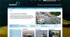 Desktop Screenshot of geomar.de